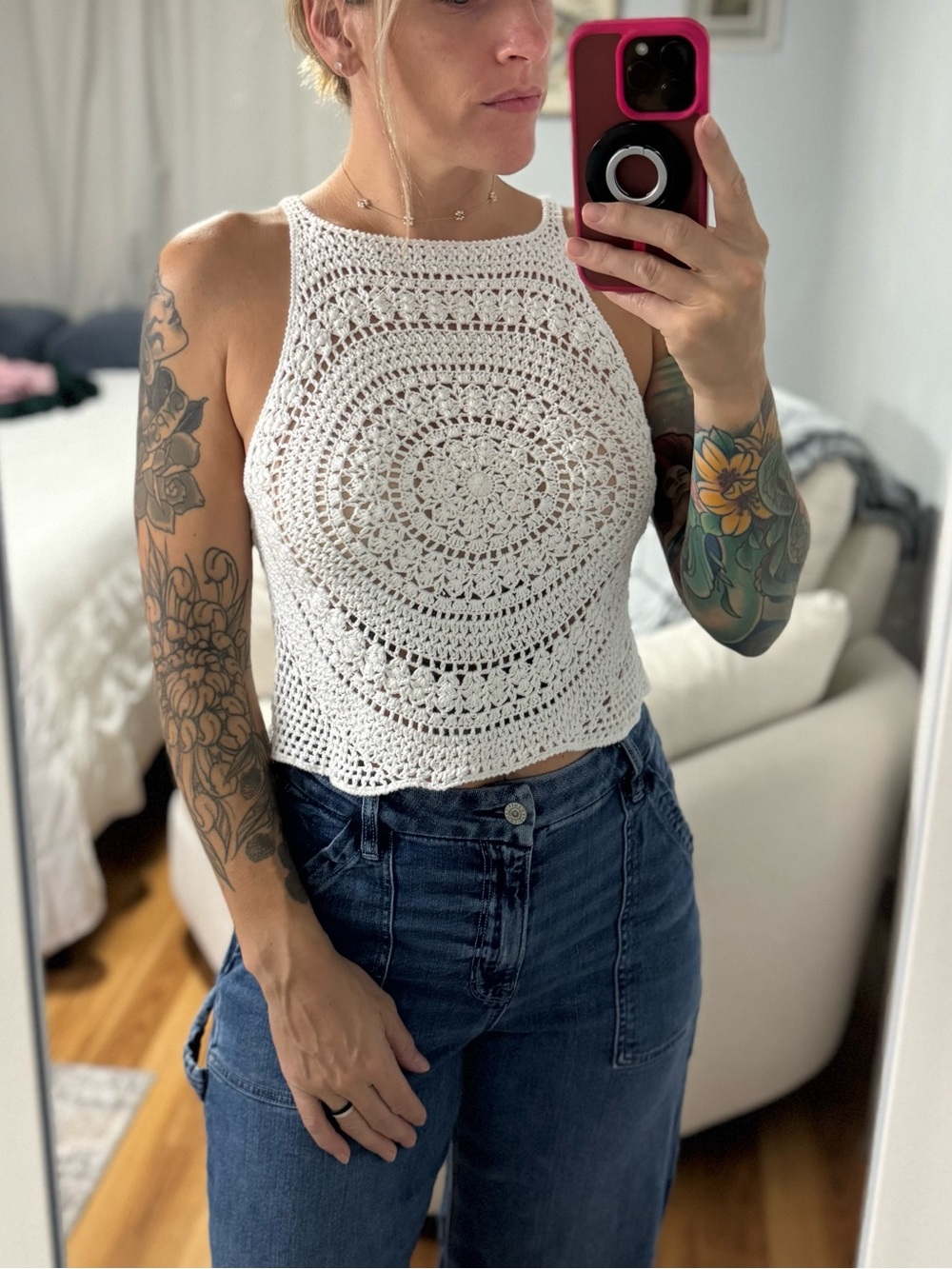 H&M Coachella knitted top